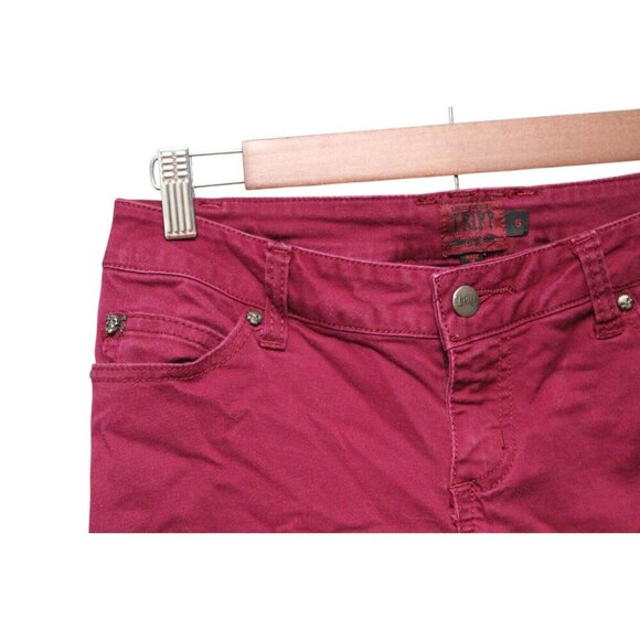 Y2K Tripp Jeans Size 5 Low Rise Skinny Mall Goth Grunge Punk Stretch Emo Scene - Picture 5 of 12